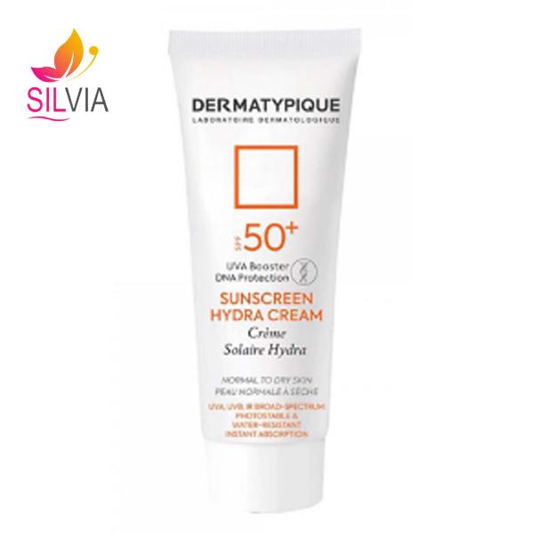 ضد آفتاب بی رنگ هیدرا برای پوست خشک +SPF50 درماتیپیک