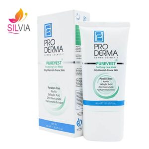 ماسک پاکسازی کننده پوست صورت پرودرما 40 میل ProDerma Purevest Purifying Face Mask 40ml 
