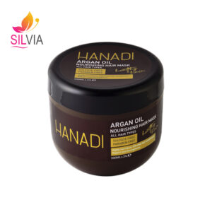 ماسک موی مغذی حاوی روغن آرگان هانادی 500 میل Hanadi Argan Oil Nourishing Hair Mask For All Hair Types 500ml