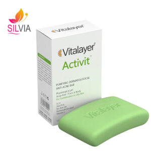 پن پوست چرب اکتی ویت ویتالیر 100 گرم Vitalayer Activit Purifying Dermatological Anti Acne Bar 100g